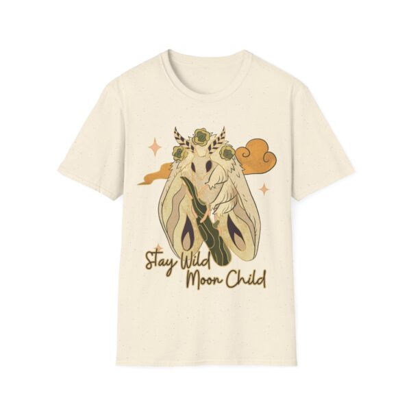 Stay Wild Moon Child Moth Soft style T-Shirt - Image 6